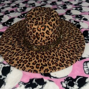 Women’s Cheetah Fedora